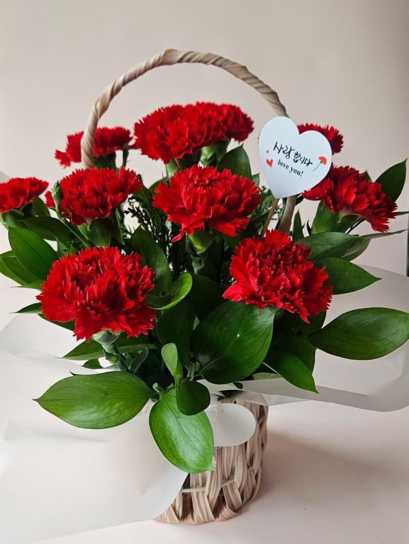 비 오는 날의 꽃집 풍경